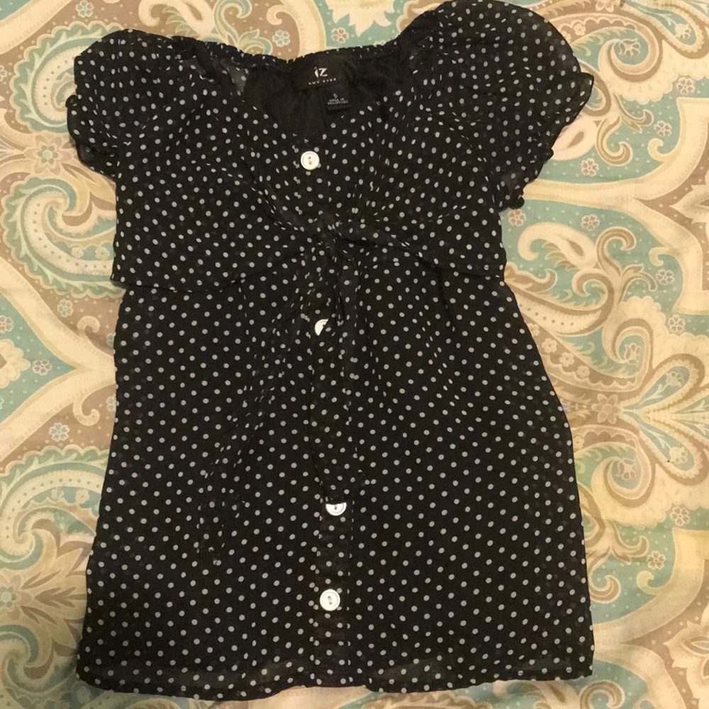 Polka-dot blouse